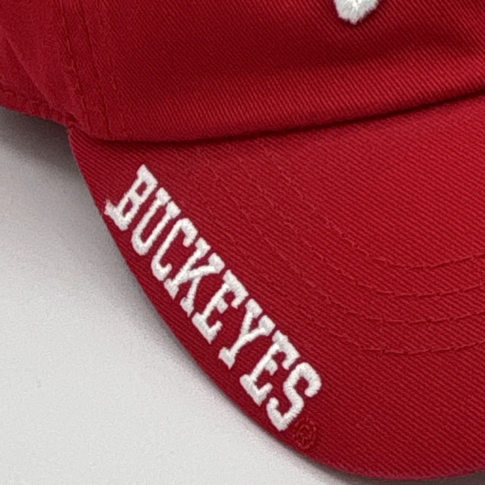 Ohio‎ State Buckeyes Red Adjustable Hat NCAA Officially Licensed Spell Out - Picture 3 of 8
